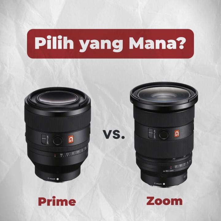 Pilih Lensa Prime atau Zoom ? Mana yang Cocok untuk Kebutuhan Fotografimu?
